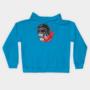 Skull Biker Kids Hoodie